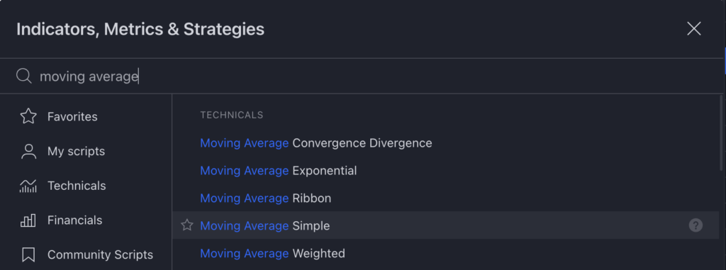 Using Triple Moving Average Crossover in TradingView