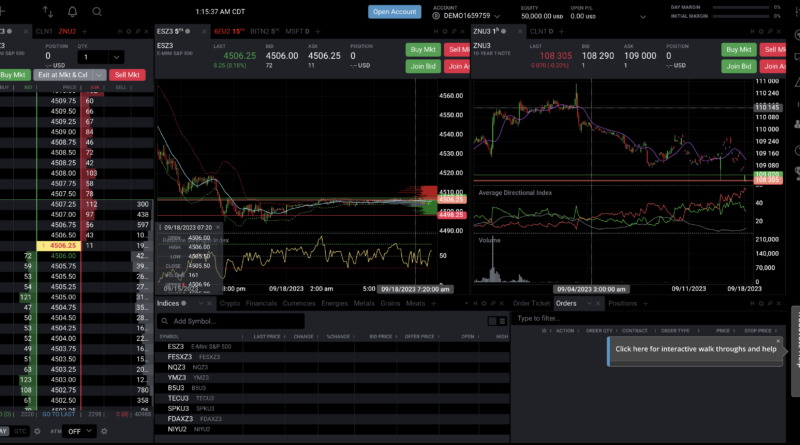 Tradovate - Demo Trading Account